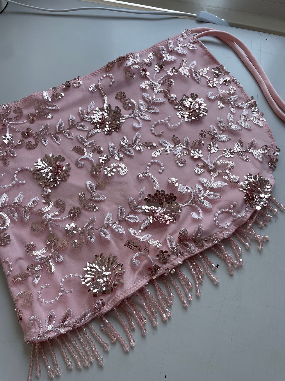 Miniature : The exclusive multiway 2-in-1 Sequin sarong skirt / halter top