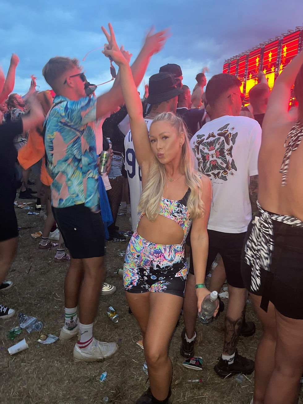 Thumbnail: The Scoop neck cutout hot pants unitard