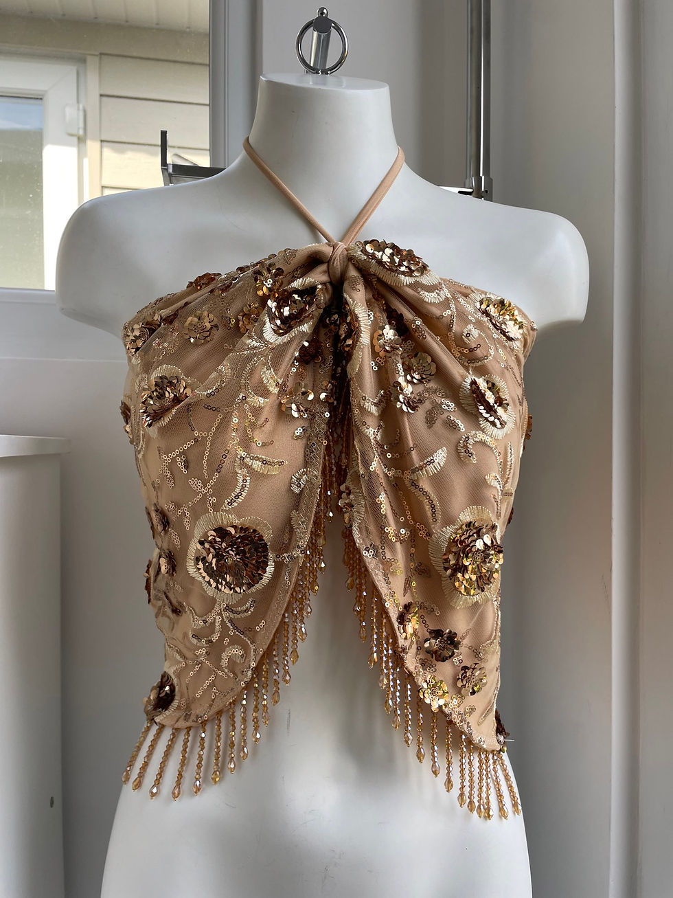 Miniatura: The exclusive multiway 2-in-1 Sequin sarong skirt / halter top
