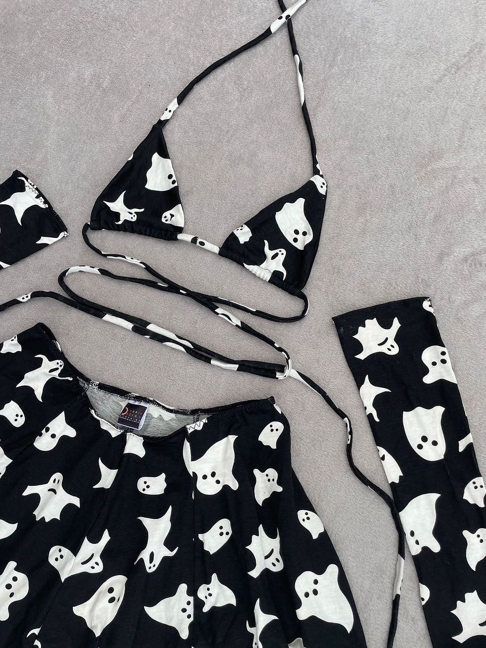 Miniature : The Multiway bikini top & floaty shorts set