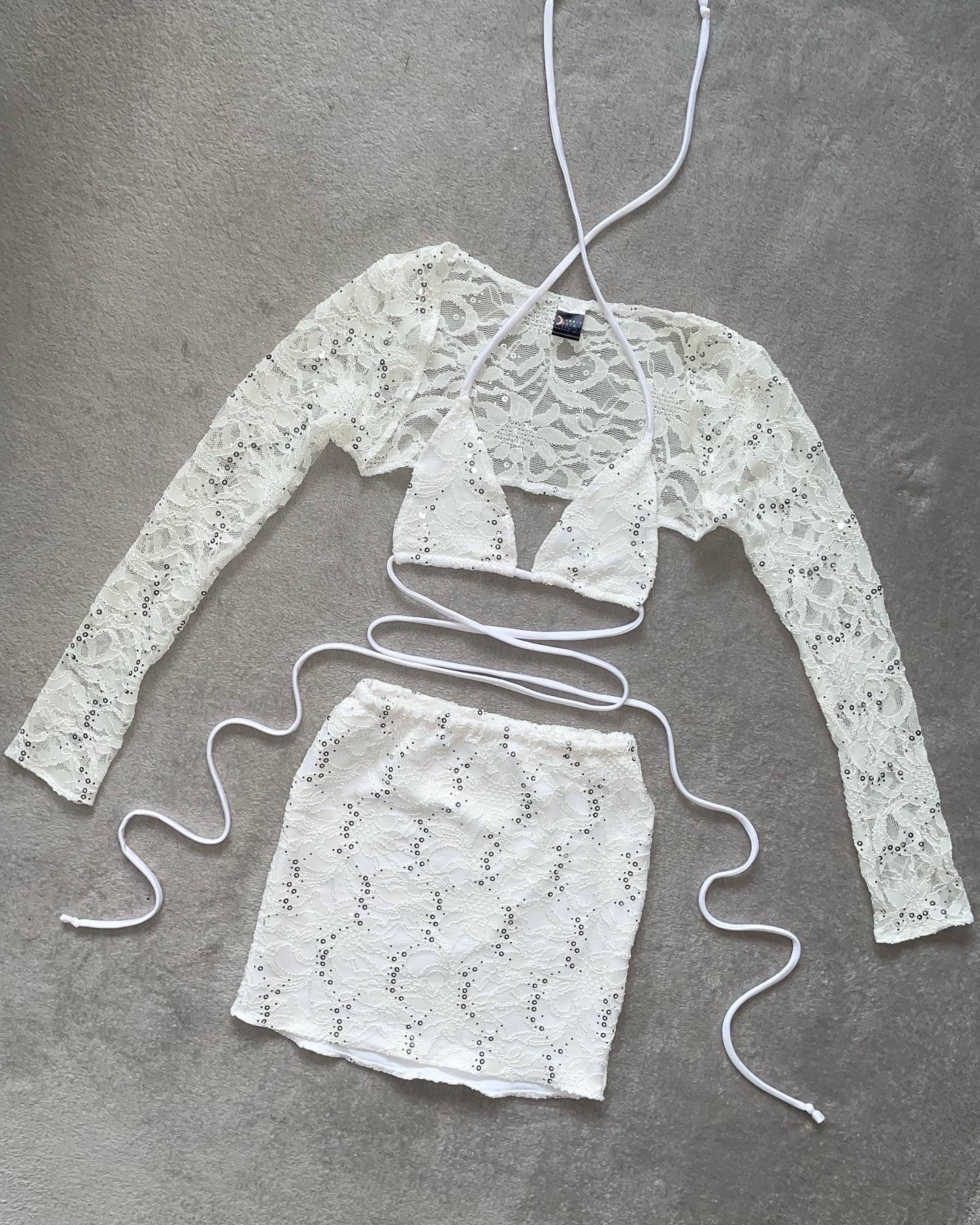 The Multiway bikini top & skirt set