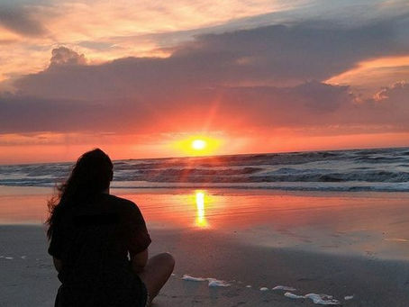 Il mio corpo al tramonto