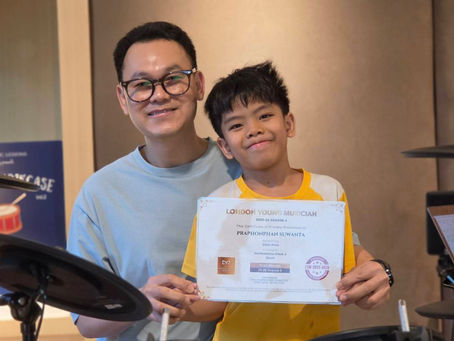 Praphonphan Suwanta (Sand): London Young Musician Season 4 Drum Grade 2 - Silver Prize