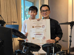 Raphon Aywynn Ampornpisit (Aywynn): London Young Musician Season 4 Drum Grade 2 - Gold Prize