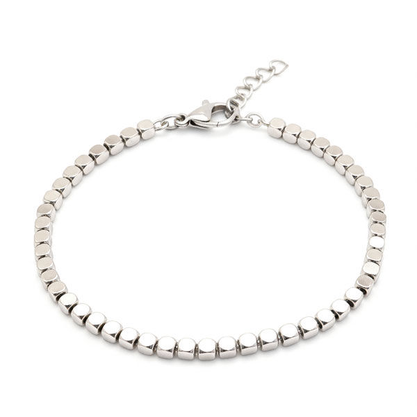 Pulsera Nuria de acero quirurgico personalizable para mujer