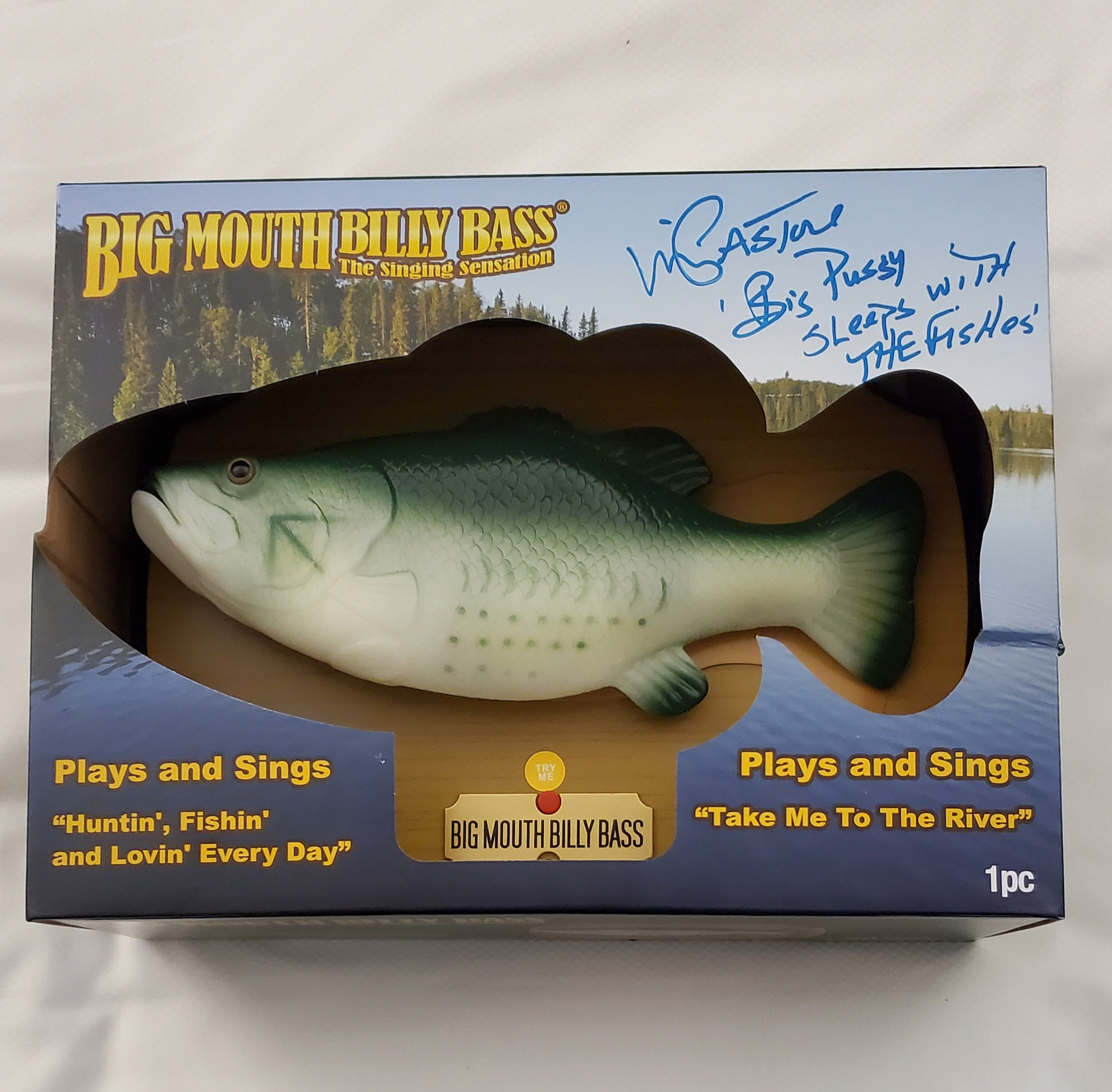 Vincent Pastore The Sopranos signed 2022 Billy Bass LIMITED EDITION INSCRIPTION