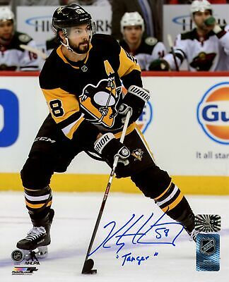 Kris Letang Pittsburgh Penguins Signed Autographed Tanger Inscribed Home 8x10