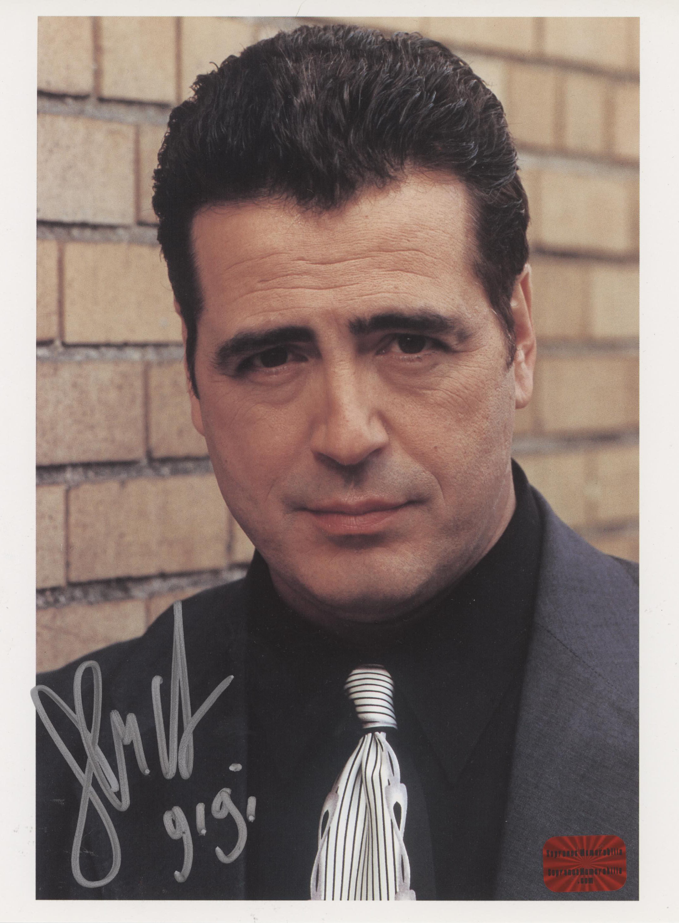 John Fiore The Sopranos signed 8x10 Head Shot