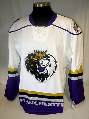 Manchester Monarchs AHL Game Issued White Blank Reebok Hockey