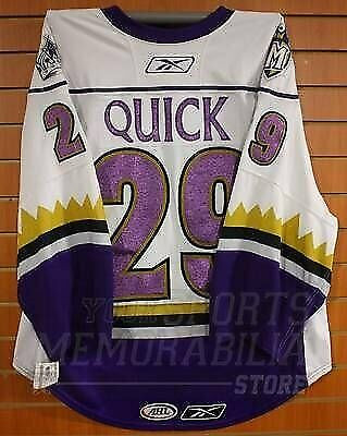 Jonathan Quick Manchester Monarchs Team Issued Goalie Style Jersey