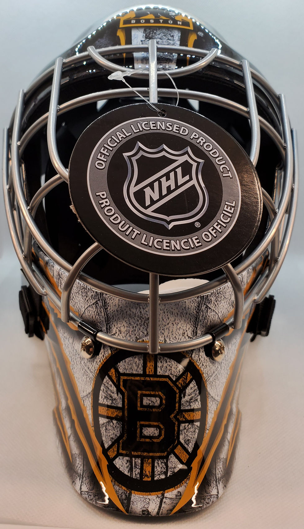 Thumbnail: Jeremy Swayman Dan Vladar Boston Bruins DUAL signed FULL SIZE Goalie Mask