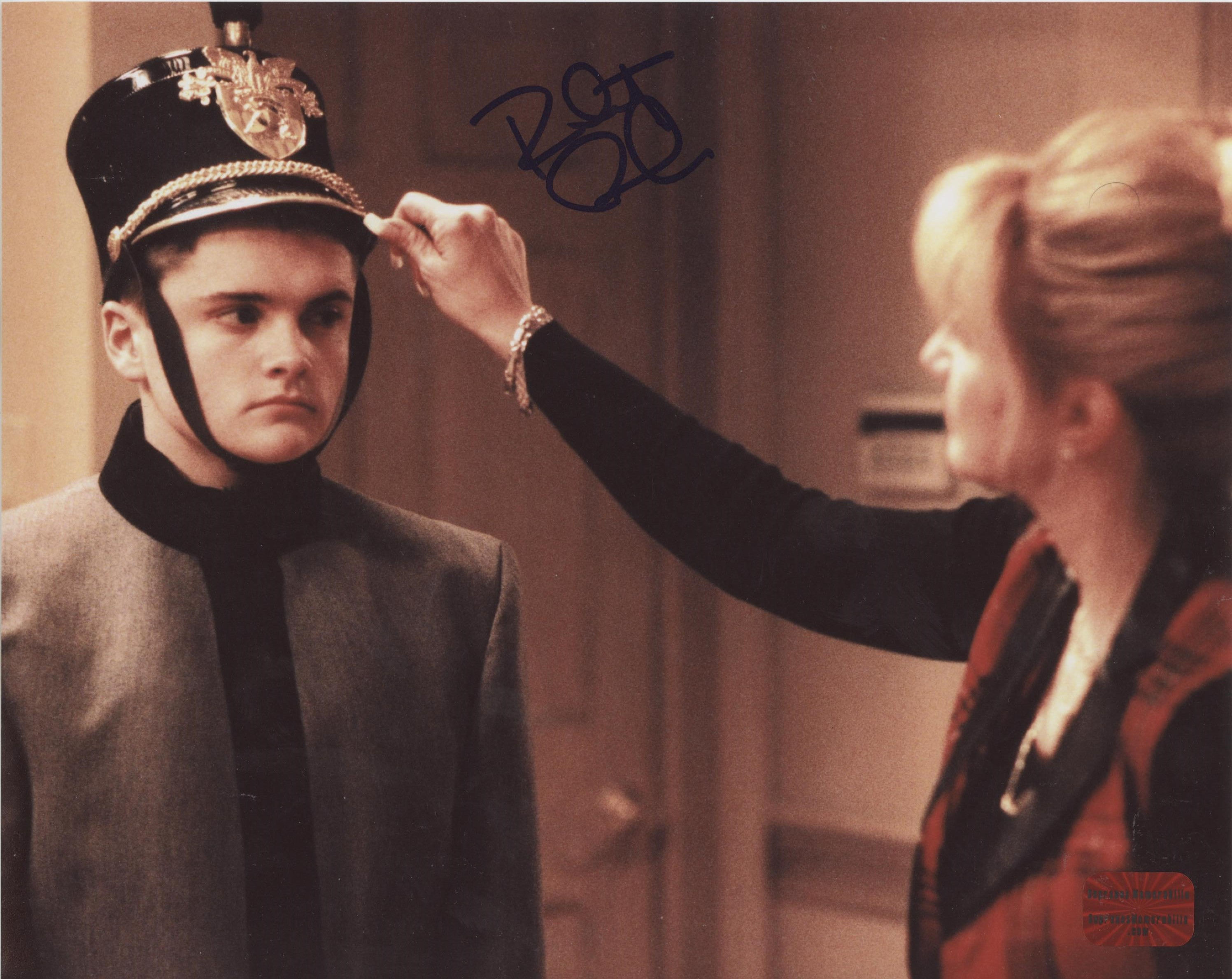 Robert Iler The Sopranos signed 8x10 Military School Uniform