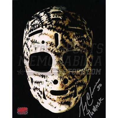 Gerry Cheevers Boston Bruins Signed Autographed Mask 16x20 Inscribed The Mask