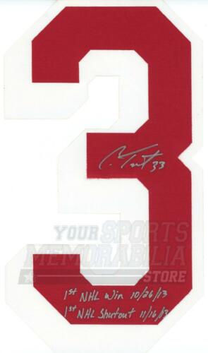 Cam Talbot New York Rangers Signed Autographed 1st NHL Inscribed Jersey Number