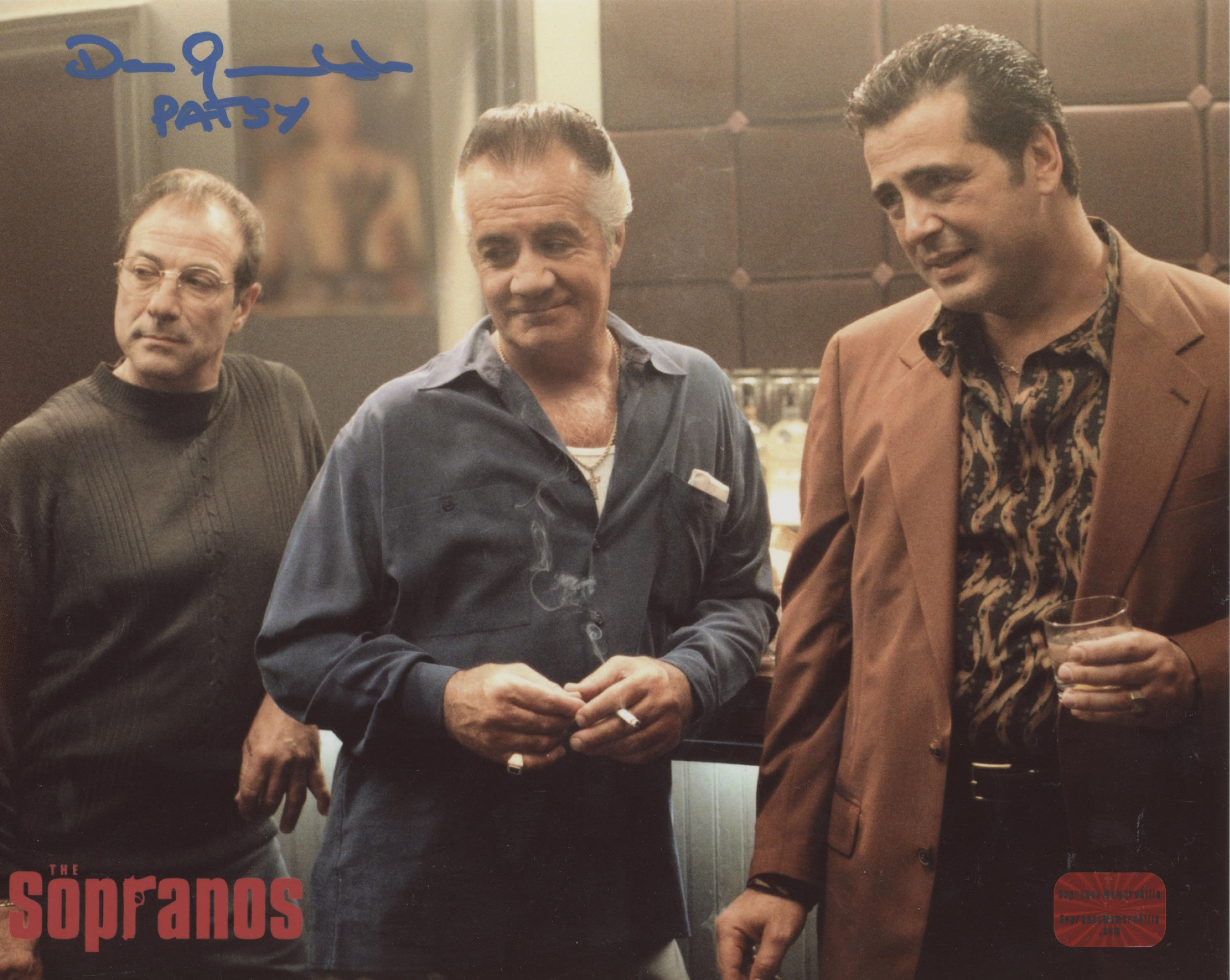 Dan Grimaldi The Sopranos signed 8x10 w/ Paulie & Gigi