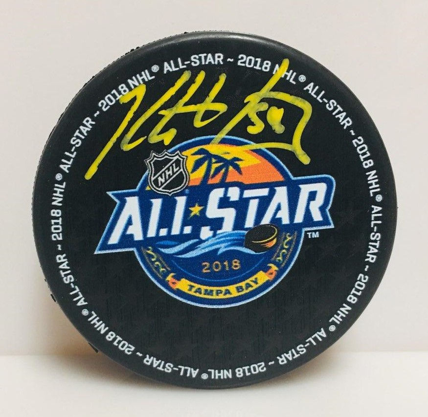 Kris Letang Pittsburgh Penguins Signed Autographed 2018 All-Star Game LE Puck