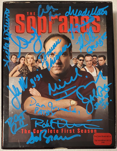Poster The Sopranos Series MULTI SIGNED (18) The Sopranos Signed