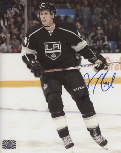 Vinny Lecavalier Los Angeles Kings signed 8x10 Home Jersey action