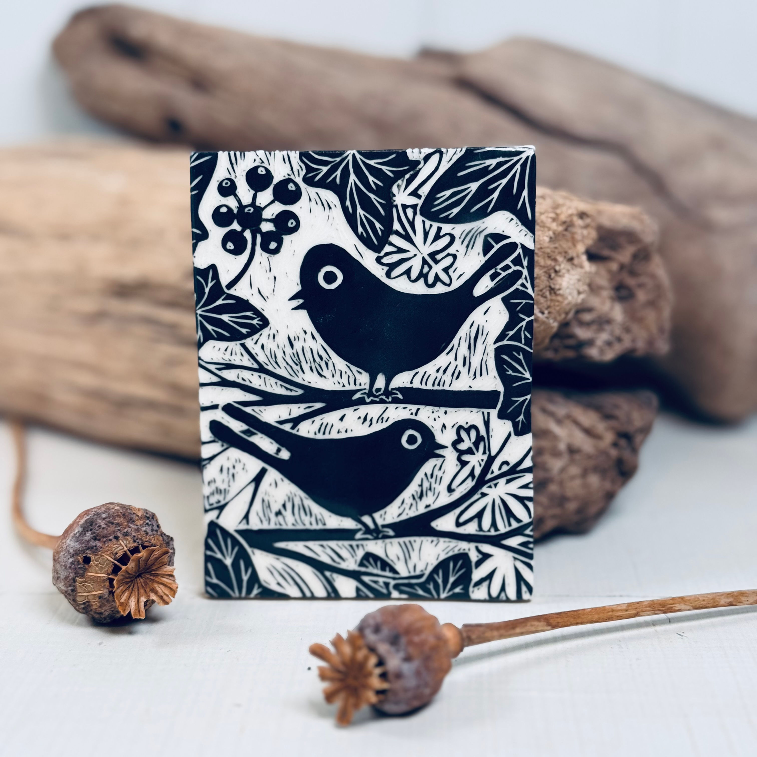 Blackbird Wall Plaque - 'Looking Out Gorgeous You'