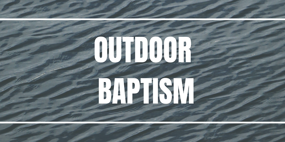 Outdoor Baptism