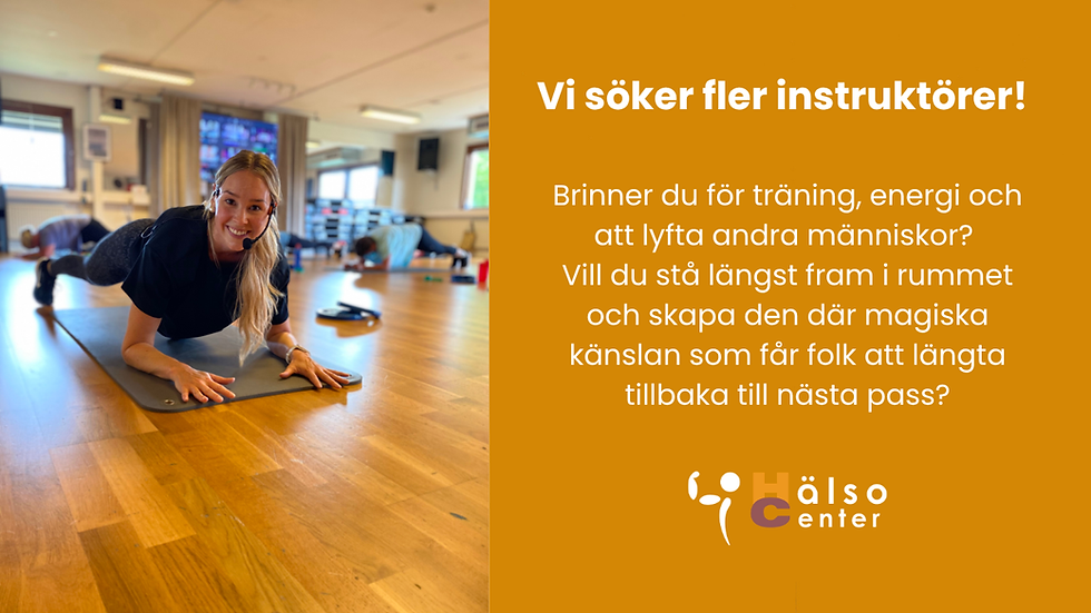 Vi söker fler instruktörer 💫