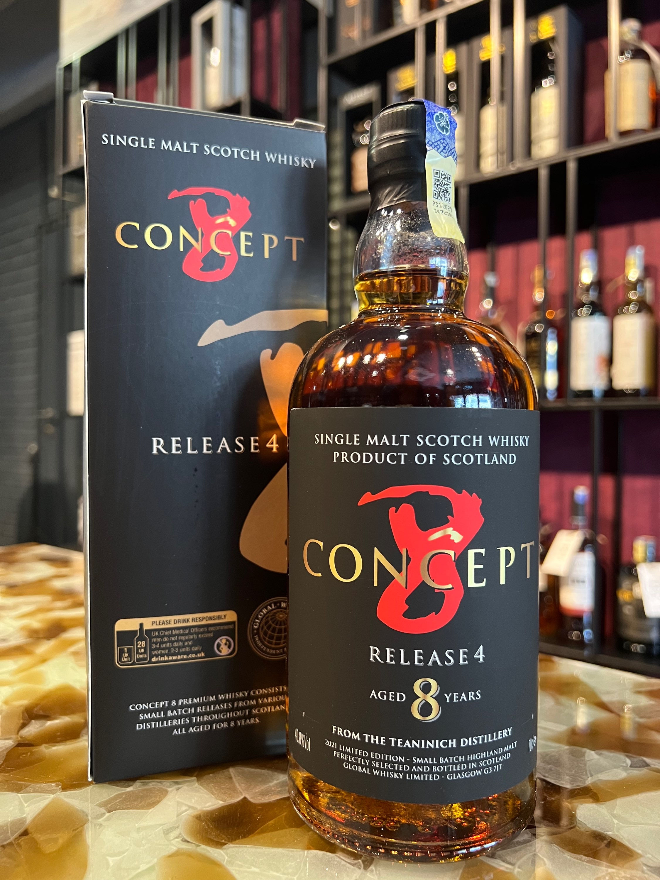 CONCEPT 8 RELEASE 4 TEANINICH DISTILLERY 40.8%abv