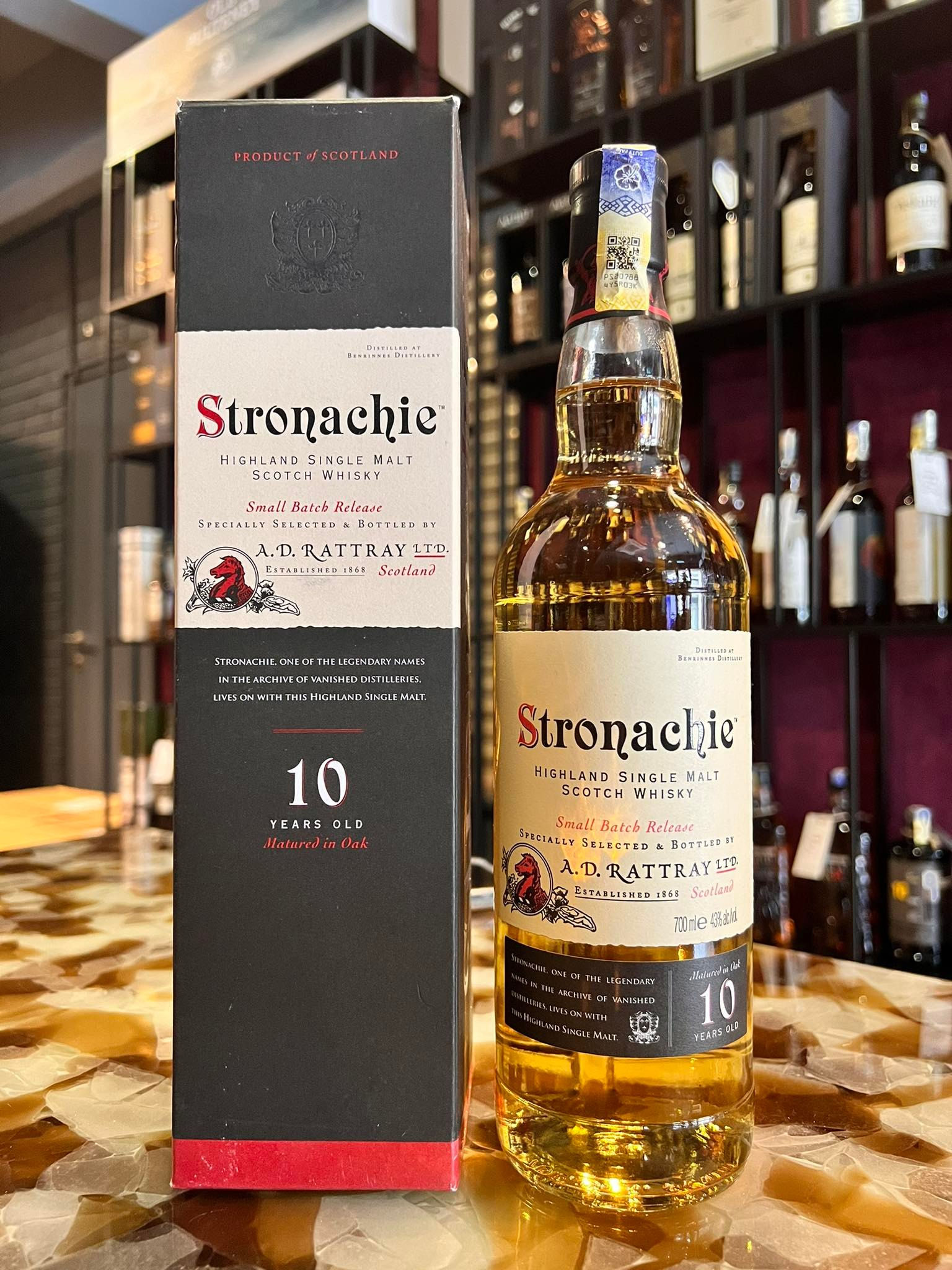 A.D.Rattray Stronachie 10yrs 700ml 43%
