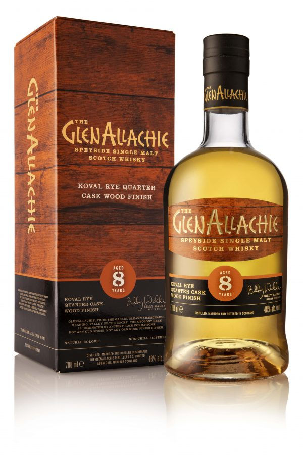 Glenallachie 8yrs Koval Rye Quarter Wood Cask Finish 700ml 48%abv