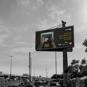 Dubai Police eCrime-Bilboard