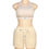 Thumbnail: Ribbed Skinny Tank Tops+ Loose Casual Bandage Shorts 