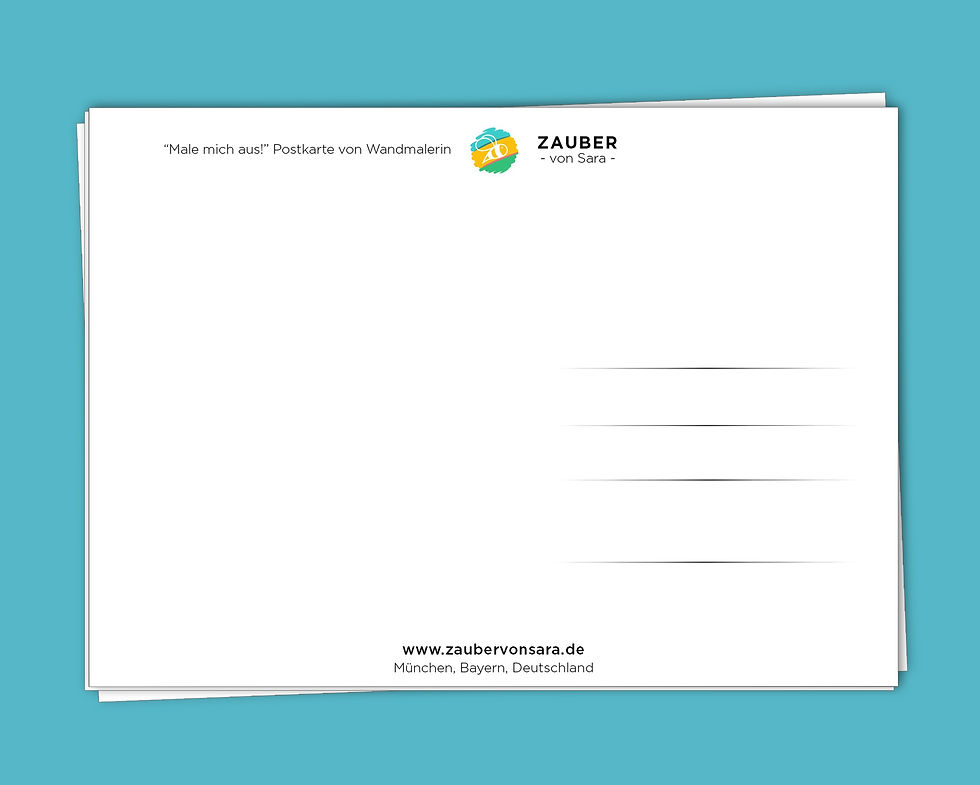 Thumbnail: 3x FROHE Ostern "Color me out" Postcard