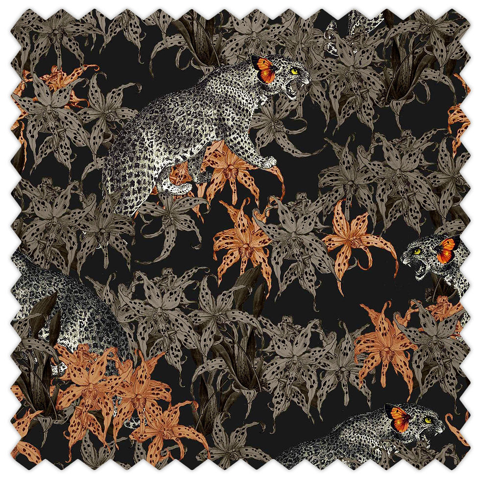 Cotton Velvet – Leopard’s Prowl