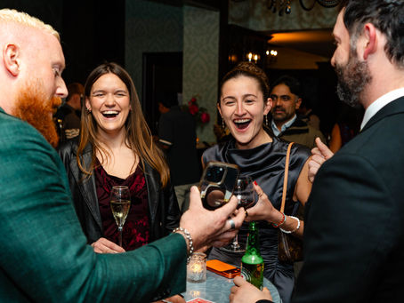 Corporate audience reacting to Rua Gleeson's mentalism