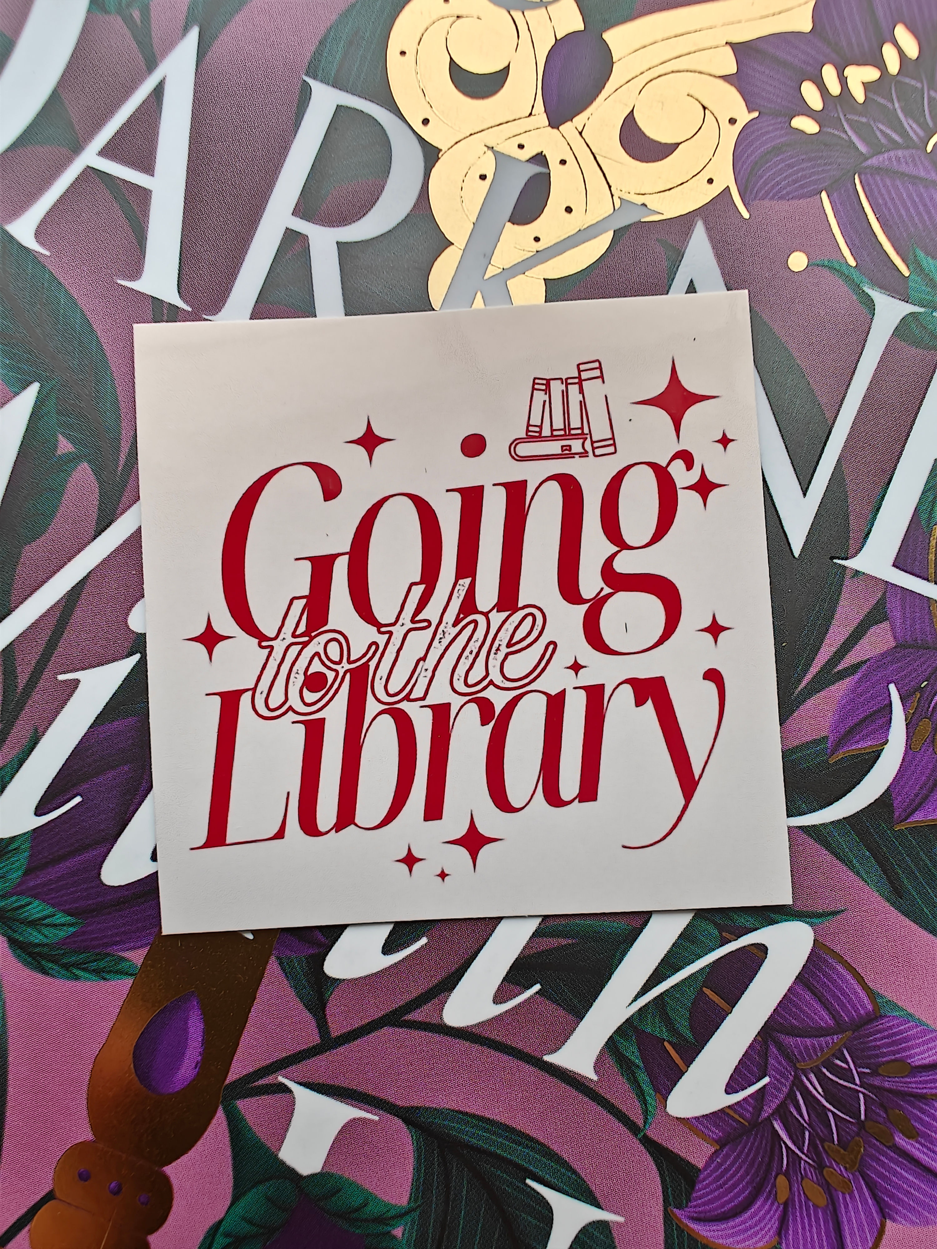 Going to the Library sticker