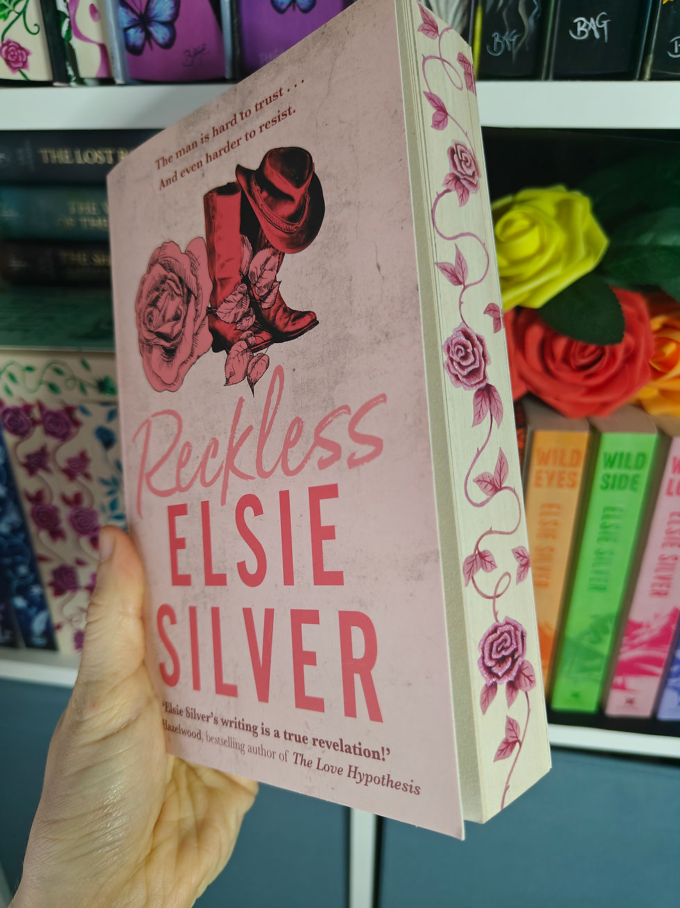 Reckless Elsie Silver Hand-Painted Fore-Edge Book