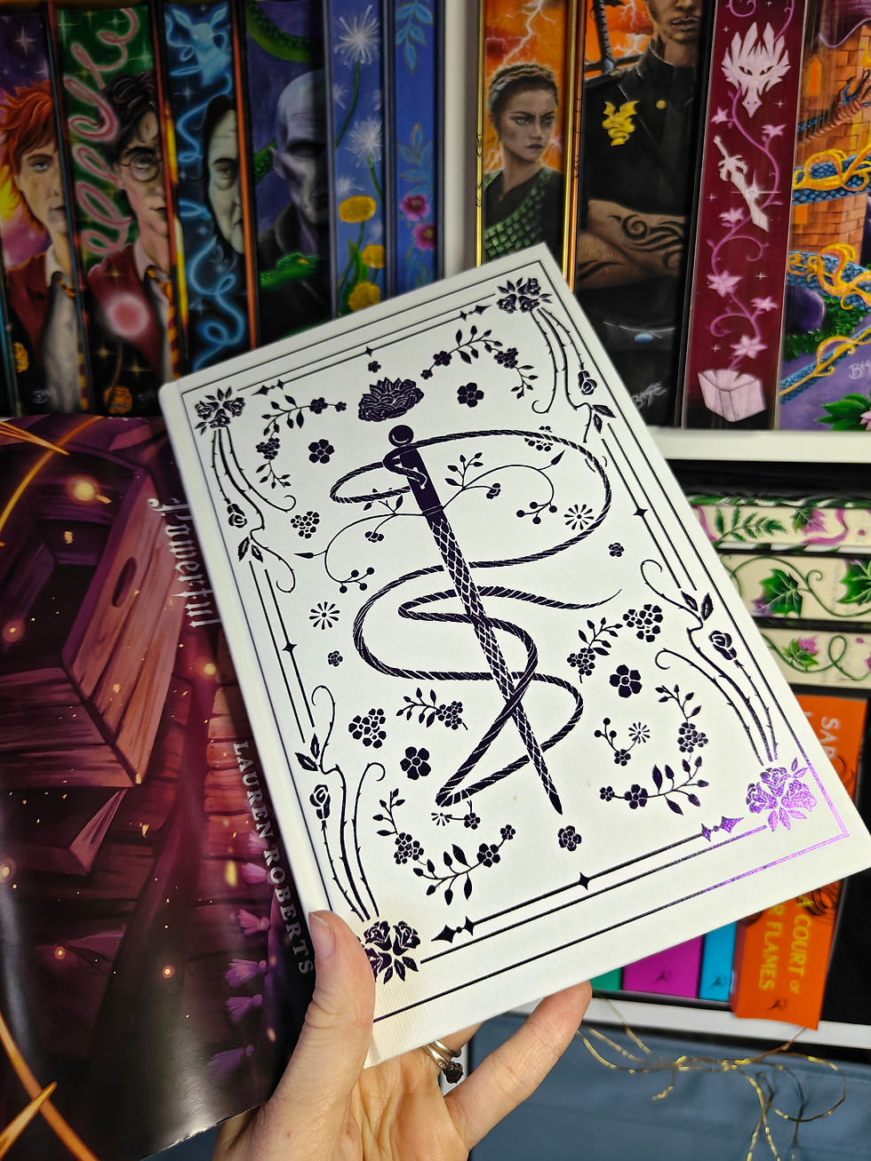 Thumbnail: Powerful Hand-Painted Fore-Edge Book