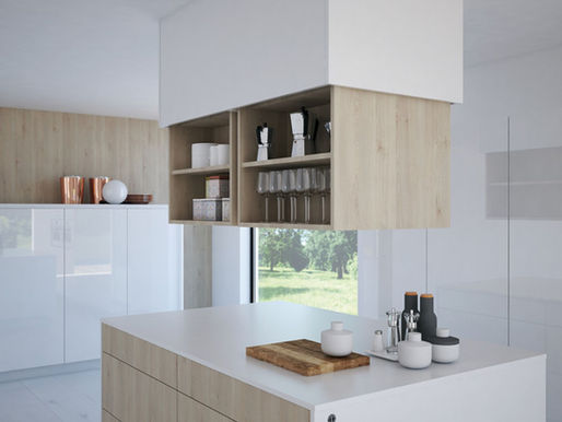 Cómo ahorrar espacio en cocinas: muebles eficientes y transformables