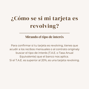 ¿CÓMO SABER SI MI TARJETA DE CRÉDITO ES REVOLVING?