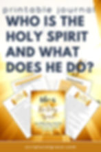 who is the holy spirit and what does he do printable
