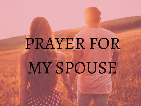 prayers for my spouse