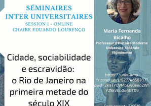 Cidade, sociabilidade e escravidão: o Rio de Janeiro na primeira metade do século XIX - 22 mars 2021