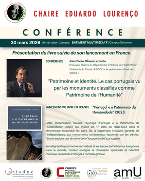 Conférence suivie de lancement de livre "Portugal e o Património da Humanidade"