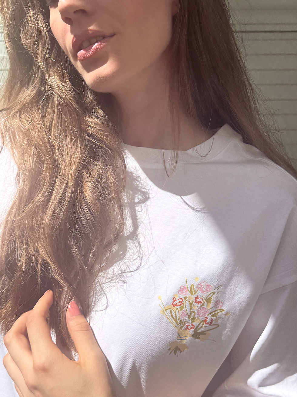 Miniaturbild: Women´s Boxy Oversize Damen T-Shirt „For every mummy who deserves a bunch flower