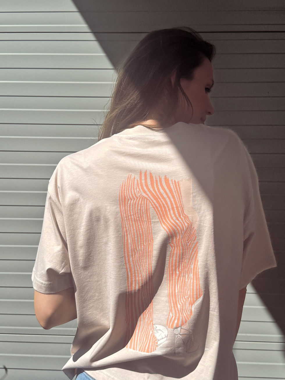 Thumbnail: Women´s Boxy Oversize Damen T-Shirt „Because we can do it Both" - PEACE