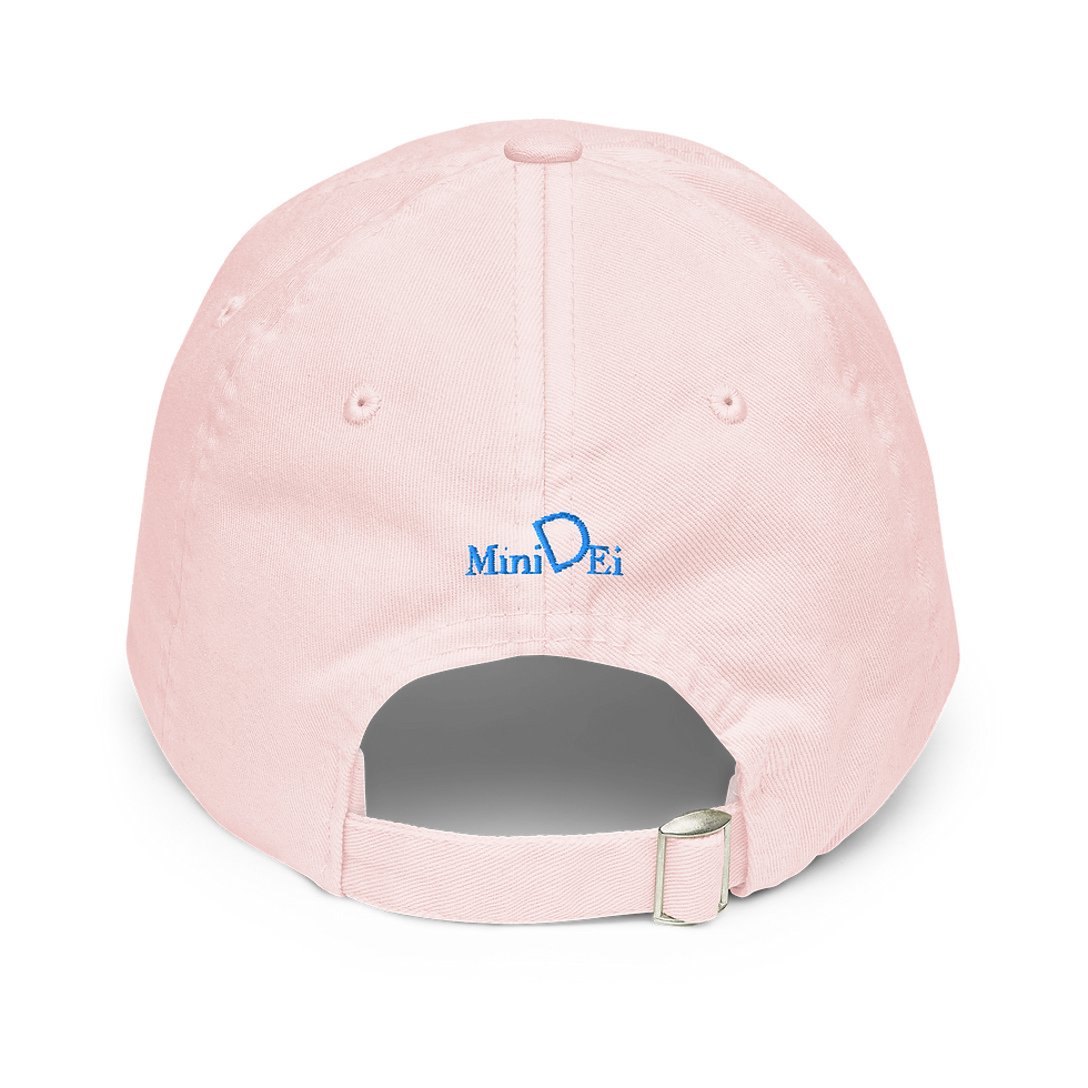 Miniaturbild: Mintfarbene Baseball Kappe Kolibri – Pastellfarbene Kappe mit Blauer bestickung 