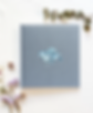 Wal – 100% Bleies Leinen, handgebunden Baby Fotoalbum zum Einkleben MiniDei