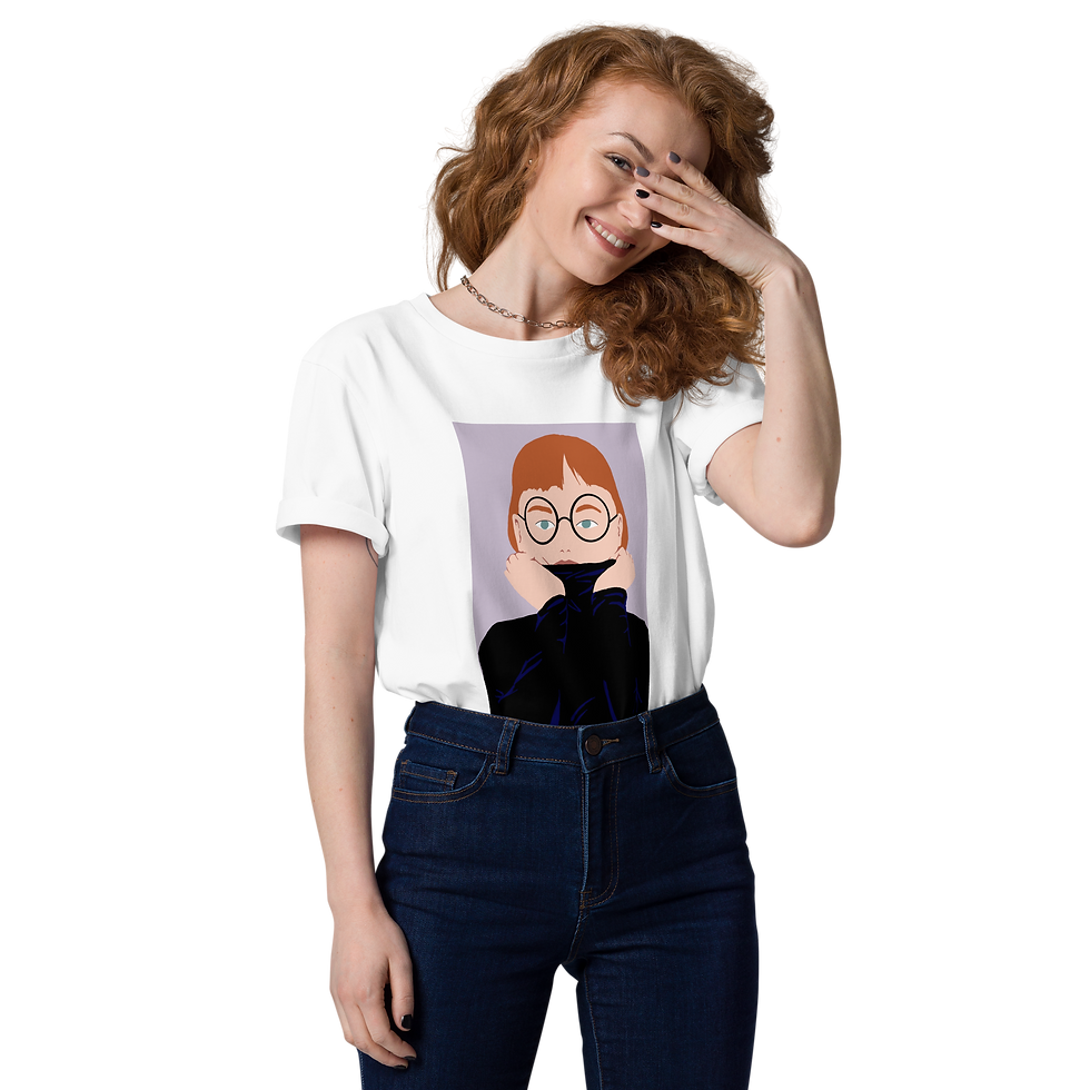 Miniaturbild: Cold girl- Unisex organic cotton t-shirt