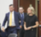Stephanie and Lee Chatfield at court