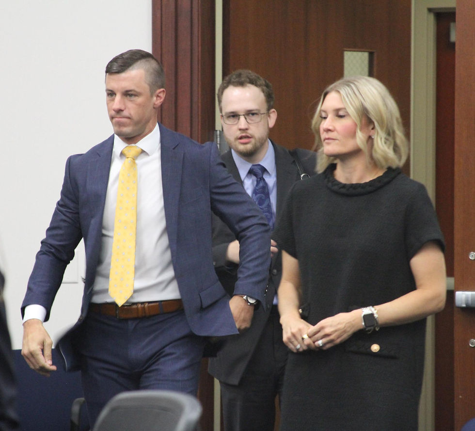 stephanie and lee chatfield in court