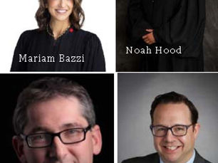 Portraits of four judges appointed to the bench.
